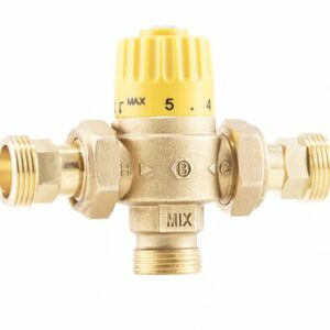 VALVOLA MISCELATRICE TERMOST. CON BOCCHETTONE G3/4"MXG3/4"M - BARB P05A20000L2