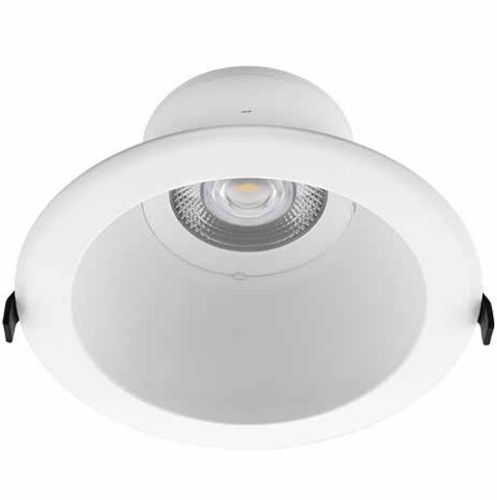 FARETTO INCASSO LED 37W 3000K 3700LM UGR D.230MM F.200M H.12 - DRL DH80L130