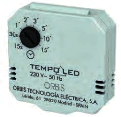 TIMER DA INCASSO ANALOGICO GIORNALIERO 230V 15S-15M TEMPOLED - ORB OB200007