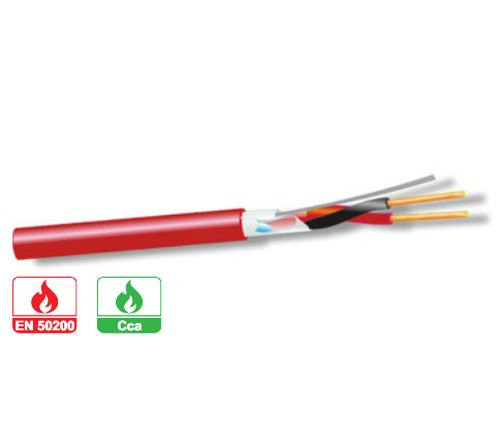 CAVO VIDEO 2X0.75 FG29OHM16 ANTIFIAMMA PH120 CEI20-105 ROSSO - PROX IC502FLEX