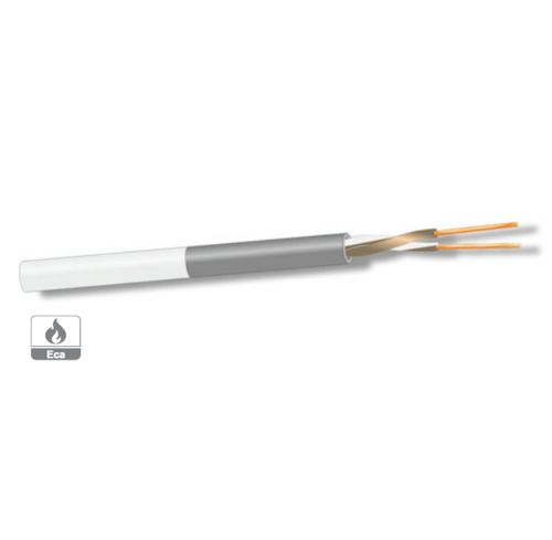 CAVO CITOFONICO 2 FILI 1X2X0.50 BIANCP - LI-2YY BUS ECA - PROX E050SCS2BI