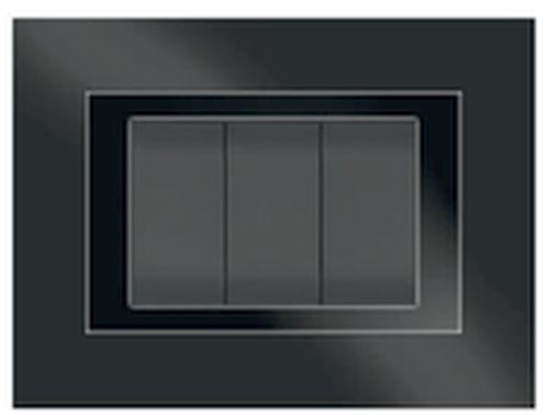 PLACCA FLEXI ELITE 3M ALL BLACK AN.NERO - NUV 5703/AB