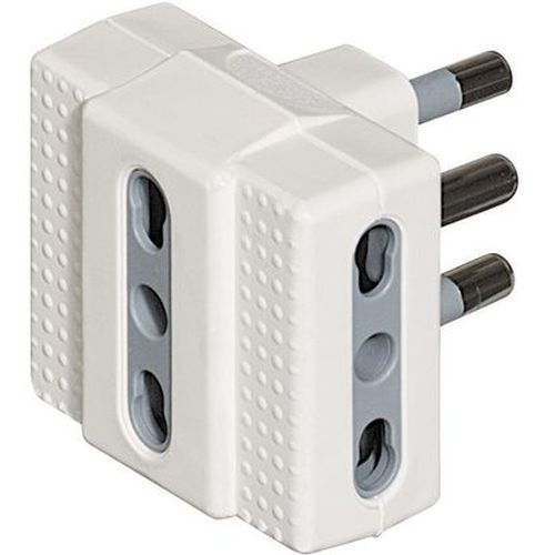 kit - adattatore Tris 3 bipasso sp 16A bco - BTI S3604DE