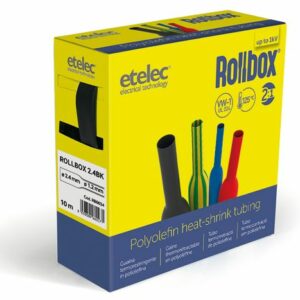 GUAINA TERMORESTRINGENTE 2.4/1.2 NERA BOX - ETL RB0024