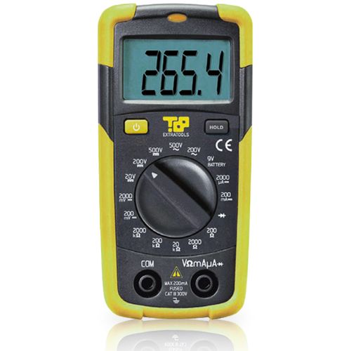 MULTIMETRO DIGITALE TENSIONE AC/DC 500V - ETL TE0140