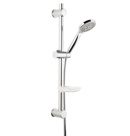 SALISCENDI MONTATO D.25X650 CON DOCCIA 5 GETTI +PORTASAPONE - DBR D-LS