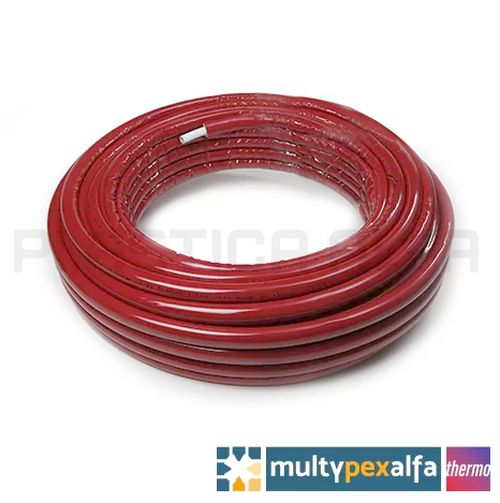 TUBO MULTISTRATO D.26X3.0X0.3 MULTYPEX THERMO ROSSO SMETRATO - PLAS GRTM260-SM
