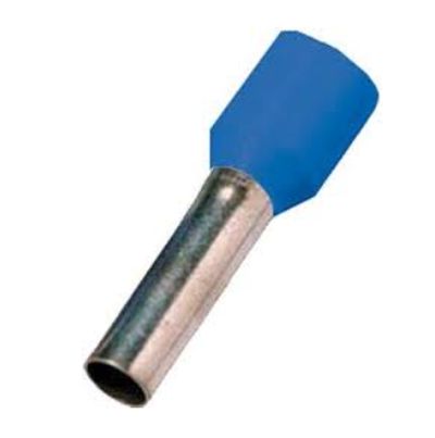 TERMINALE A BUSSOLA ISOLATO DIN46228 T4, 2,5MM BLU - INR ICIAE28