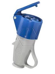 PRESA INDUSTRIALE 2P+T 16A BLU 230V 6H IP44 A VITE - FME 71000