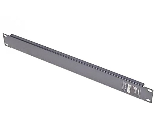 PANNELLO CIECO 1U PER ARMADIO RACK 19" NERO CONF. DA 2PZ - MHC AR-BP1B
