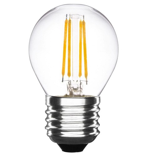 LAMPADA SFERA FILOLED 4,5W E27 2700K - MCA 21557
