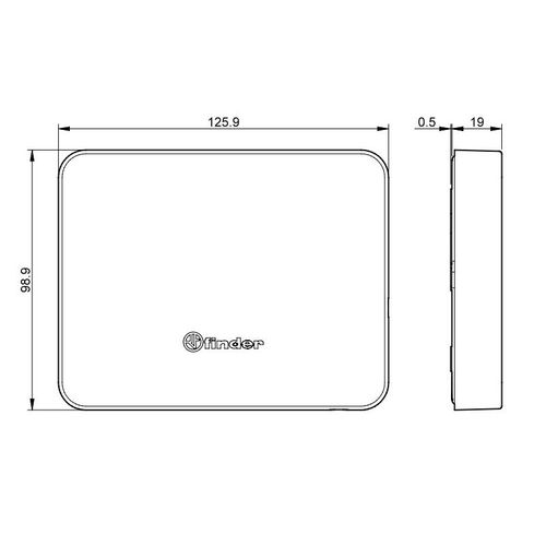 CRONOTERMOSTATO BLISS WI-FI - FIN 1C9190030W07