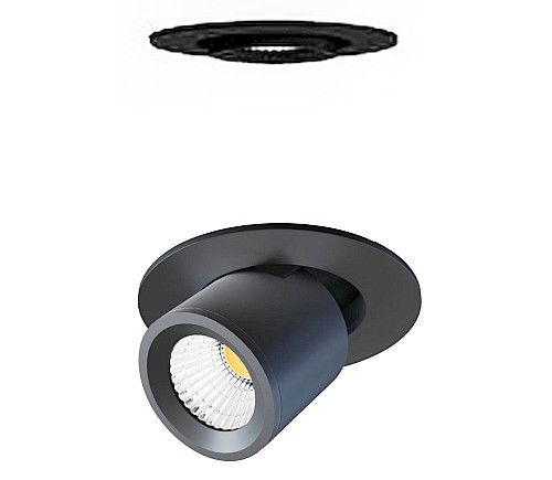 FARETTO INCASSO LED 4W 36° CCT NERO - BEN 4551-N