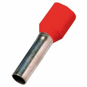 TERMINALE A BUSSOLA ISOLATO DIN 46228 T4 10MM² ROSSO - INR ICIAE1012