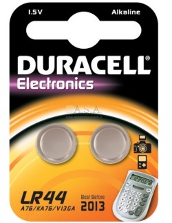 LR44 BATTERIA OSSIDO D'ARGENTO 357 1.5V A76/V13GG BLIST.2PZ - CFG LR44B2