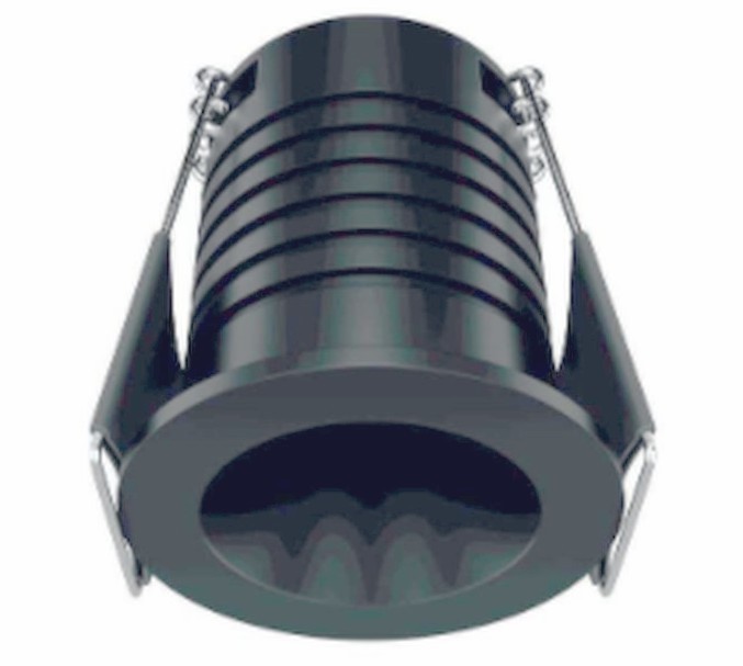 FARETTO LED INCASSO 3,5W 4000K 180LM 30° NERO IP65 PULSAR - BEN 4302