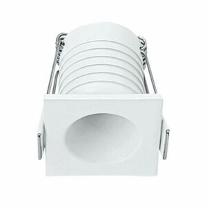 FARETTO INCASSO LED QUADRATO 3,5W 3000K 200LM 30° BIANCO - BEN 4452