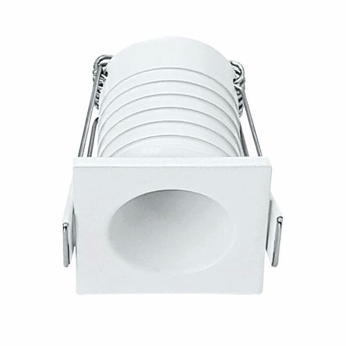 FARETTO INCASSO LED QUADRATO 3,5W 3000K 200LM 30° BIANCO - BEN 4452