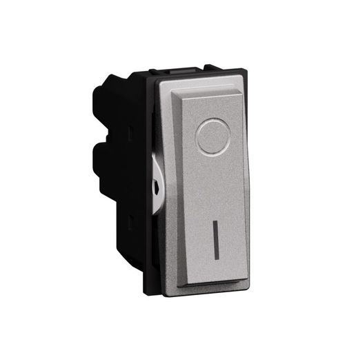 L.NOW - INTERRUTTORE 2P 16AX STEEL - BTI KS4002