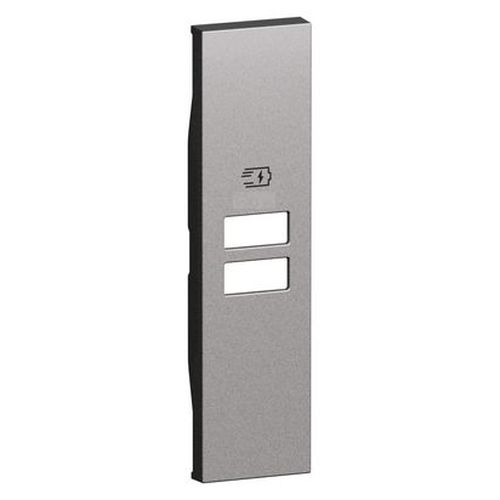 L.NOW - COVER CARICATORE 2USB 1M STEEL - BTI KS13C