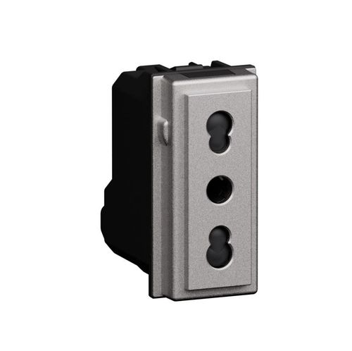 L.NOW - PRESA 2P+T 10/16A 250VAC STEEL - BTI KS4180