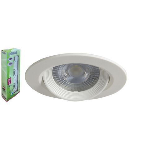 FARETTO ORIENTABILE INCASSO LED TONDO 7W TRIPACK 4000K - DRL TRI-DL-TN