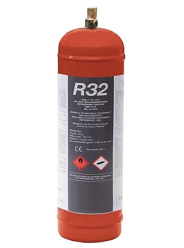 BOMBOLA GAS R32 2,5LT - 1,8KG INCLUSO CONTRIB. QUOTA F-GAS - GAS GASR32/1.8