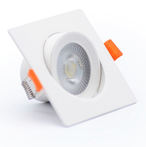 FARETTO INCASSO ORIENTABILE LED QUADRATO 7W 4000K 650LM BIAN - DRL VA03L140Q