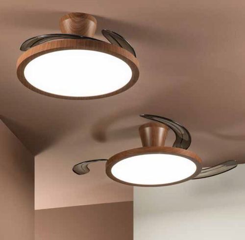 PLAFONIERA VENTILATORE LED 35W CCT 3900LM DIM/RGB 24X49CM LE - F.EU LED-CONDOR-WD