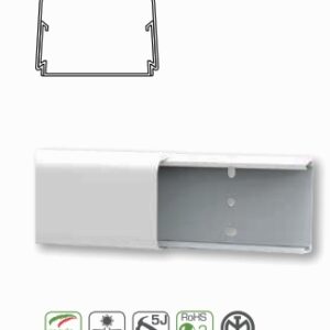 CANALINA CLIMA CON COPERCHIO 65X50MM - ARN NKZ5065.3
