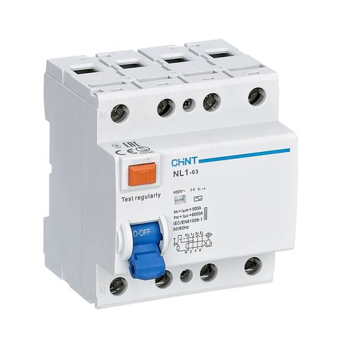 INTERRUTTORE DIFFERENZIALE PURO 40A 4P 300MA 6KA TIPO A - CHT 200509