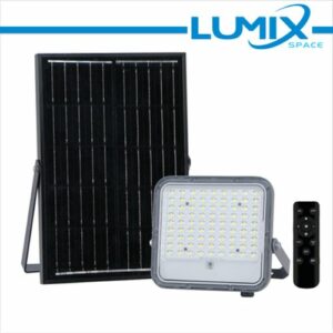 PROIETTORE SOLARE LED 50W CCT IP65 + CREPUSCOLARE - LIFE KATKN-50W