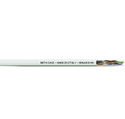 CAVO UTP CAT5E RAME LSZH 305MT BIANCO - BETA BNUU5E-EUW305
