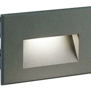SEGNAPASSO INCASSO LED 3W 4000K GRAFITE - SOV 99191/16
