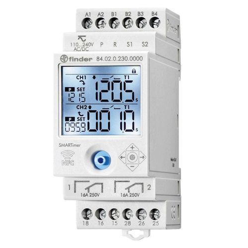 SMARTIMER NFC 110...240V AC/DC 2 CANALI - FIN 840202300000
