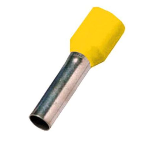 TERMIMALE A BUSSOLA ISOLATO DIN 46228 T4 25MM GIALLO - INR ICIAE2516