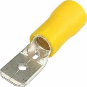 CAPICORDA FASTON MASCHIO GIALLO SEZ.6 6,3X0,8MM - INR ICIQ668FSPC